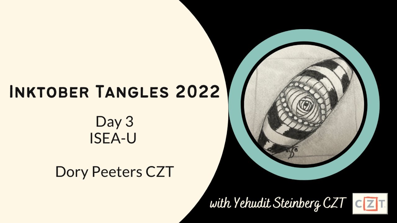 Inktober Tangles 2022, день 3, выход ISEA-U