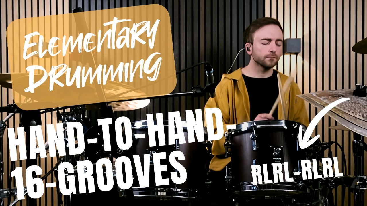Elementary Drumming | 16tel - Hand-to-Hand-Grooves