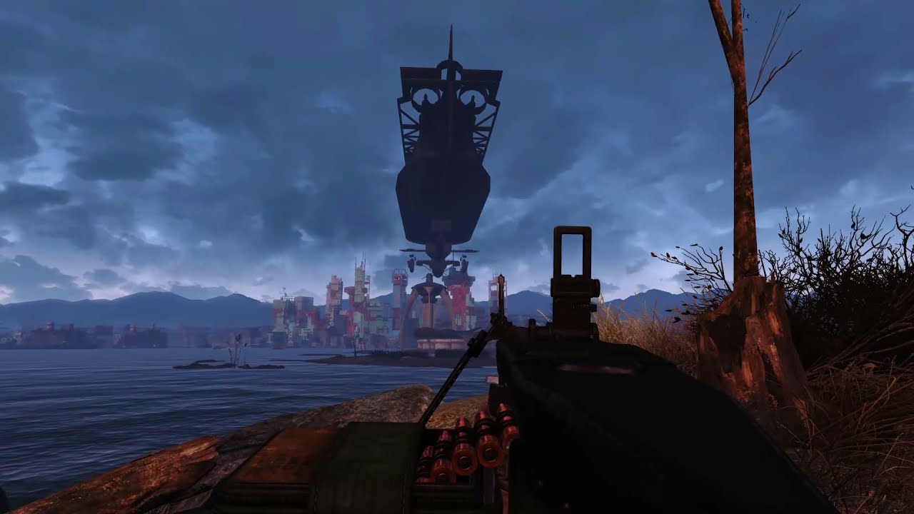 Fallout 4 Mods (2021) - Weapon mod by Nadie2283- M60/M60E3