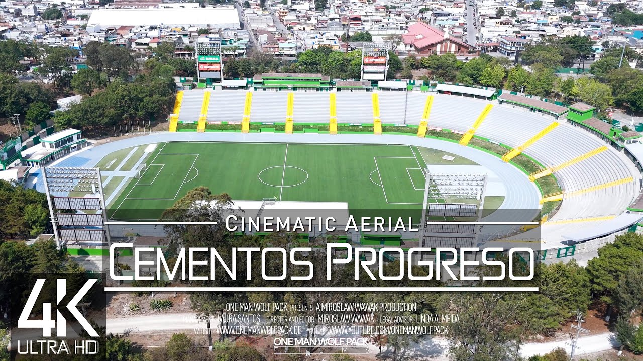 【4K】🇬🇹 Estadio Cementos Progreso from Above 🔥 GUATEMALA City 2025 🔥Cinematic Wolf Aerial&trade; Drone Film