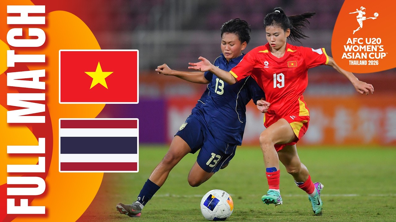 Vietnam vs Thailand | Full Match | AFC U20 Women's Asian Cup&trade; 2026
