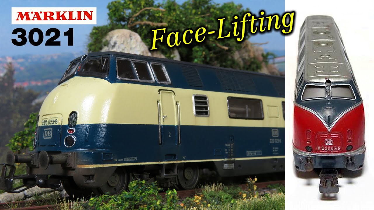 MÄRKLIN V200 - Upgrade: NEUER Look für ALTE Lok in H0 - Fenster 3021 #TUTORIAL #kunstmichiworld 146