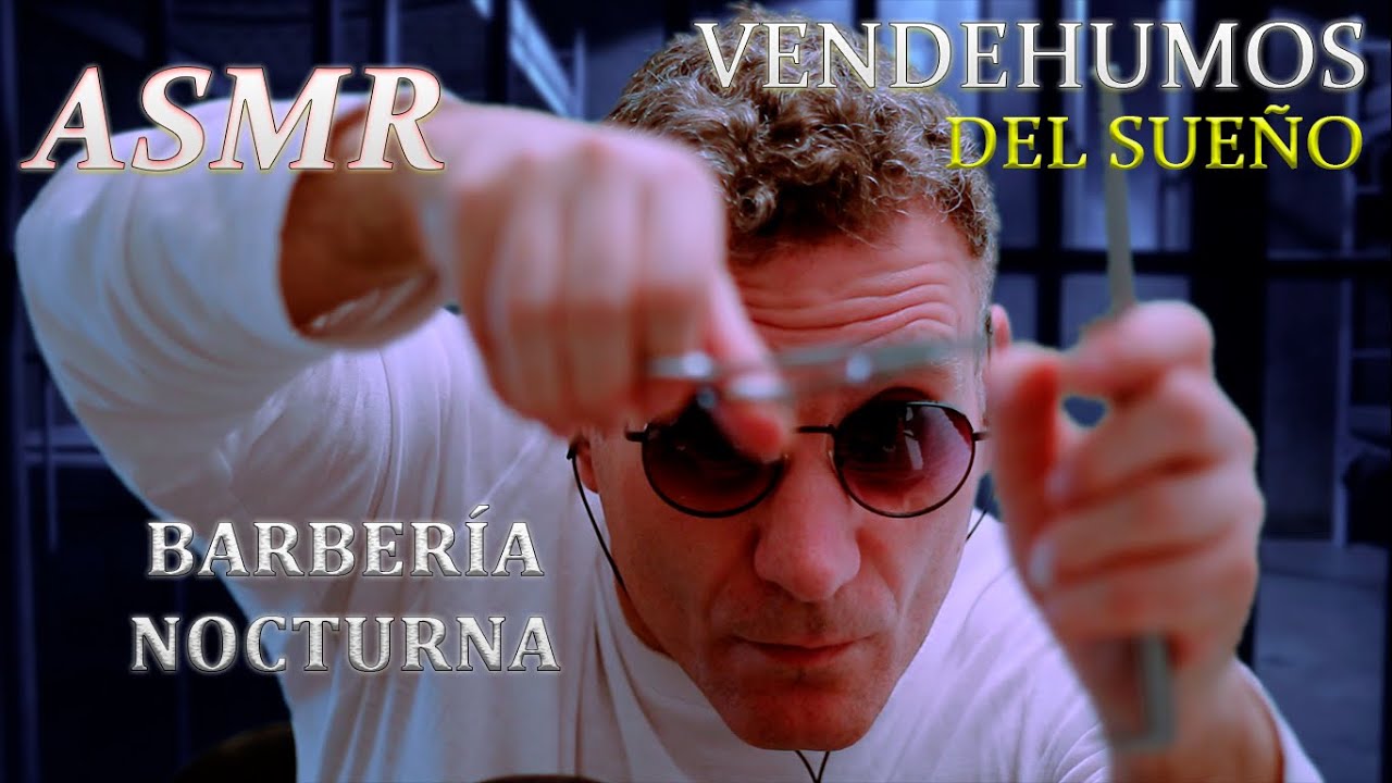 🦇 ASMR Barbería nocturna ⛓️👮 - ASMR en Español - Roleplay