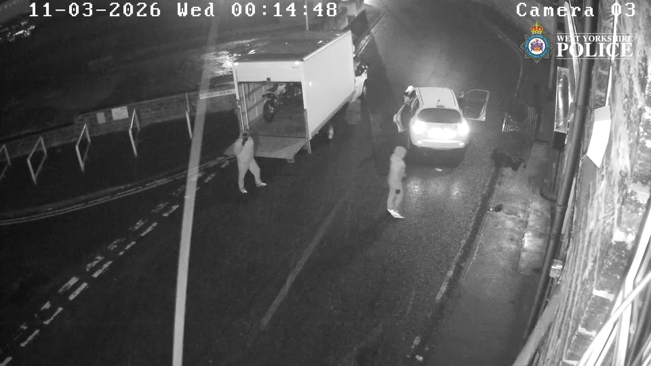 CCTV Appeal: Commercial Burglary, Colin Appleyard, Coney Lane, Keighley