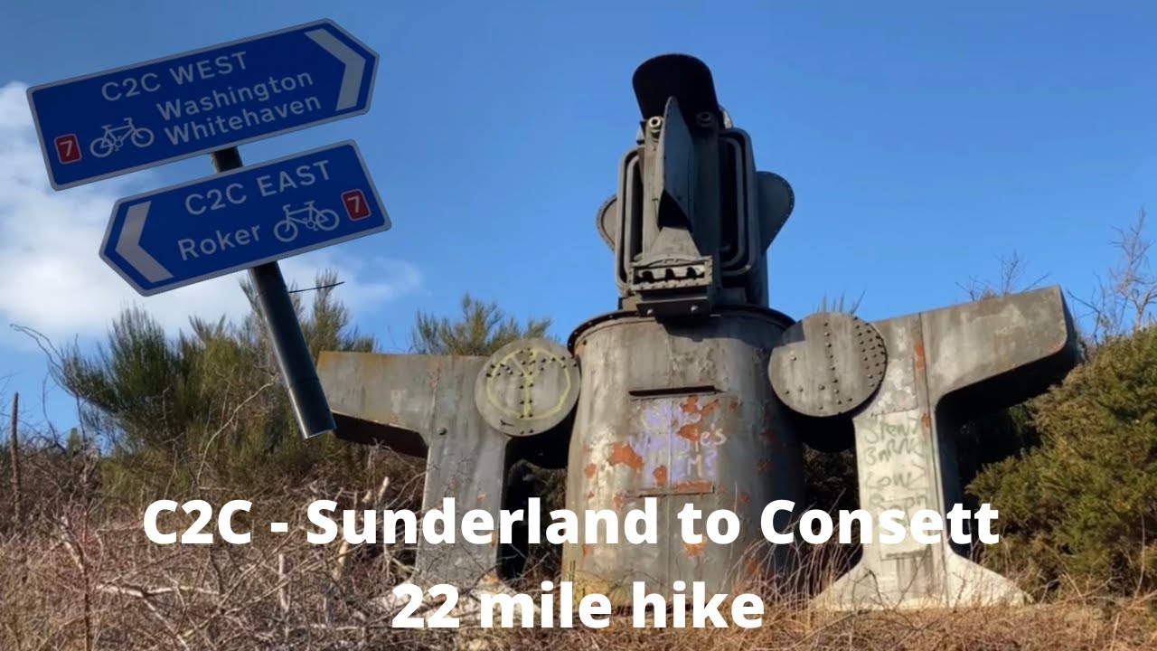 C2C Sunderland to Consett - Epic 22 mile hike