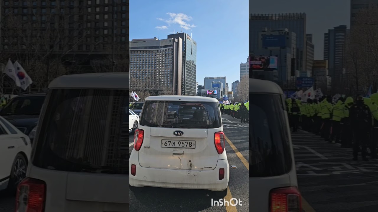 #Samiljeol#IndependenceMovementDay #March1#There was a strong police presence at the demonstration.