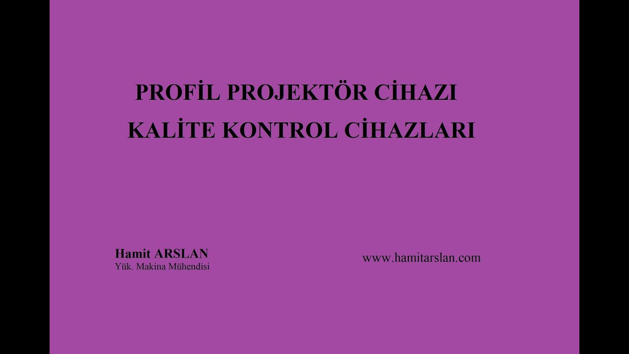 PROFİL PROJEKTÖR CİHAZI