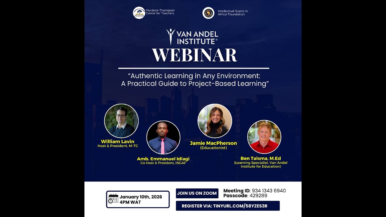 Authentic Learning in Any Environment: A Practical Guide to Project-Based Learning | M-TC Webinar