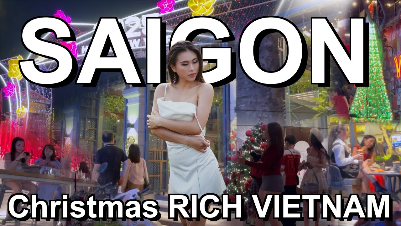 Exploring Thao Dien 🇻🇳 Vietnam Expat Paradise in Saigon's District 2 - Christmas Ho Chi Minh City