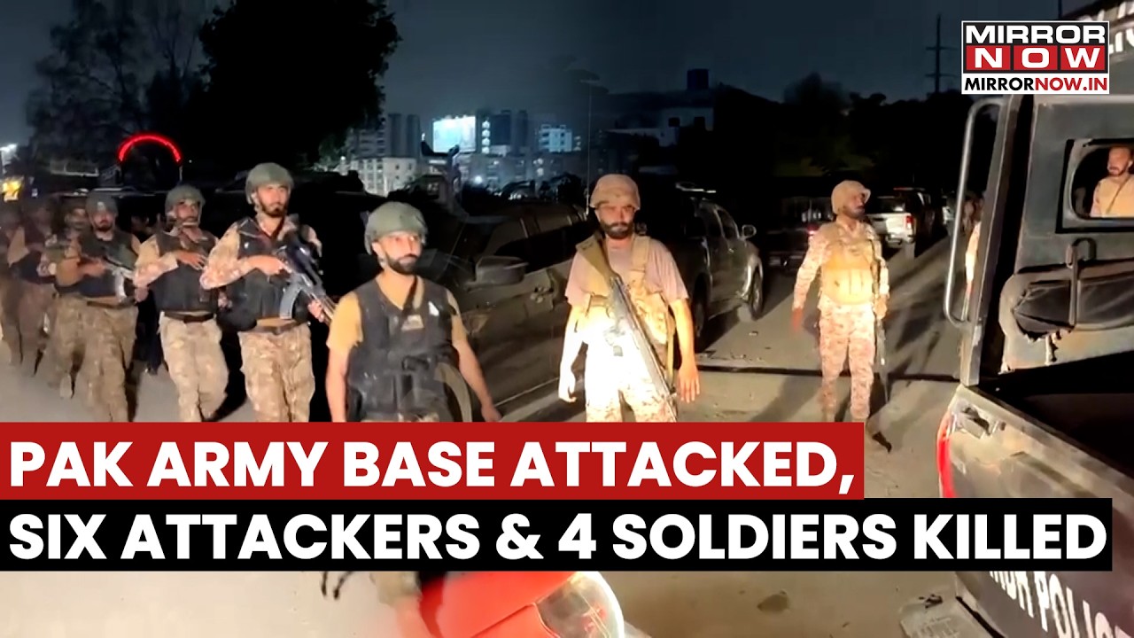 Pakistan Army Base Under Siege! Gunbattle In Karachi Leaves 4 Soldiers & 6 Attackers Dead