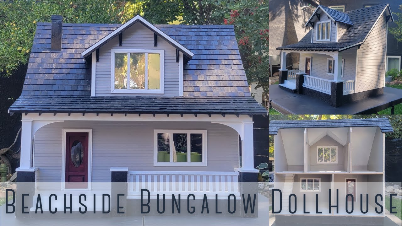 Beachside Bungalow - Time-lapse Video of Full Dollhouse Build