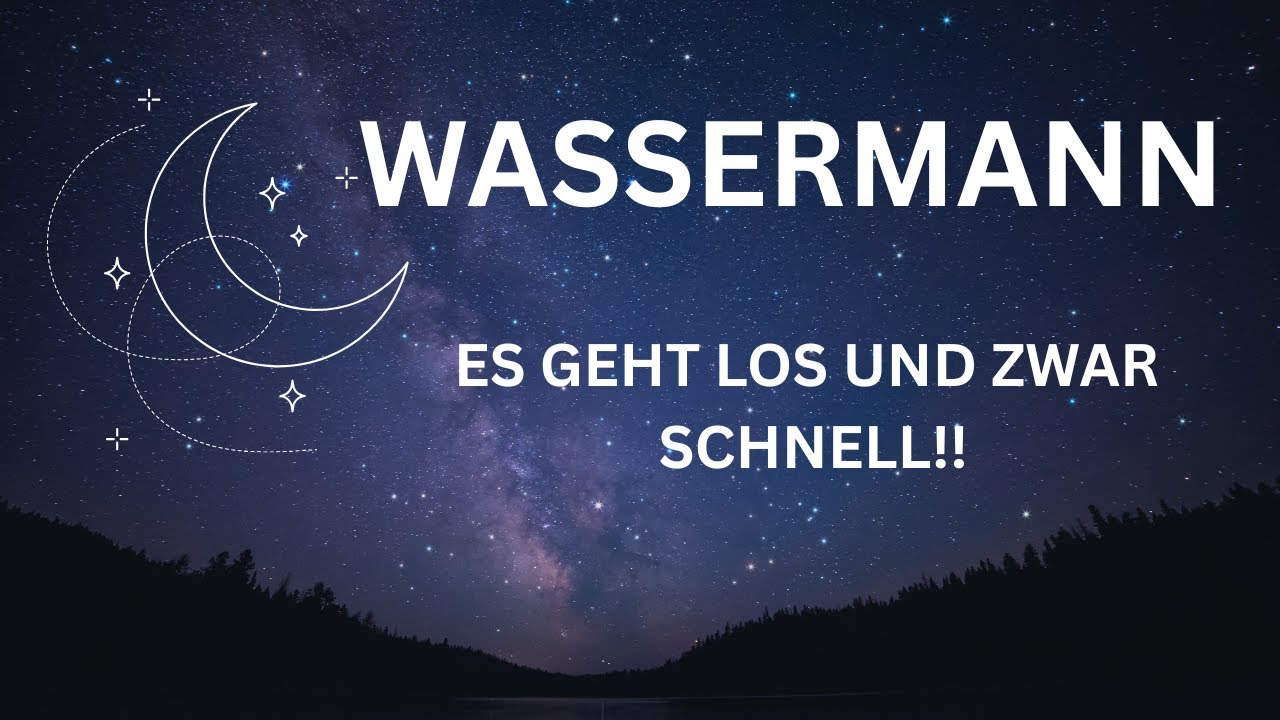 WASSERMANN Tarot | ES GEHT LOS UND ZWAR SCHNELL!!