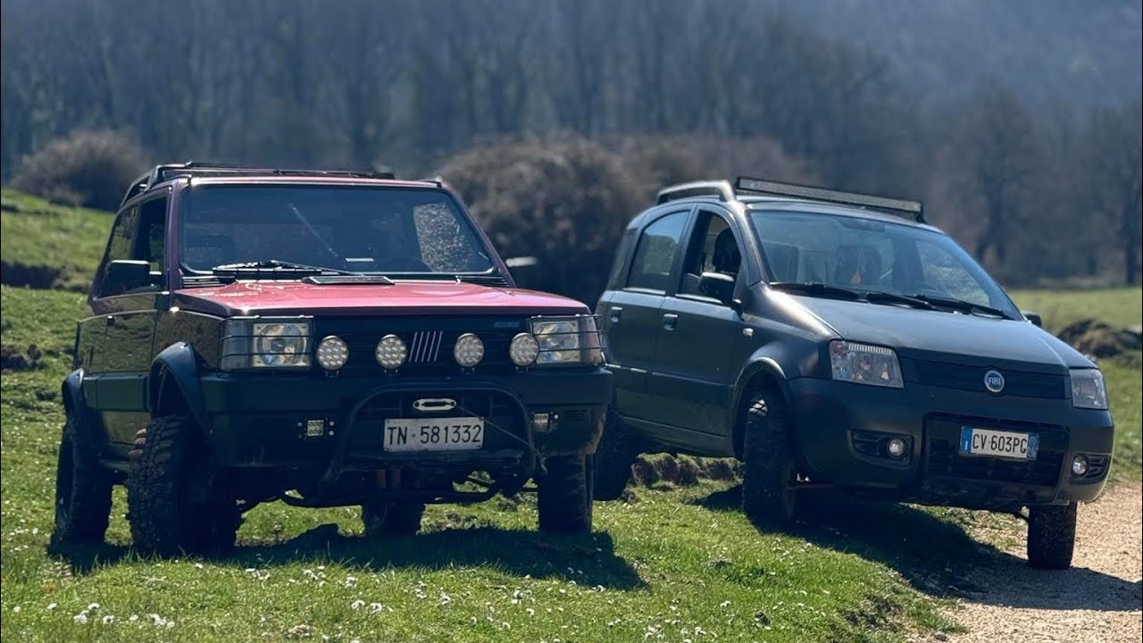 SFIDA DEL SECOLO: Panda 4x4 141 vs 169 (prima serie vs seconda serie)
