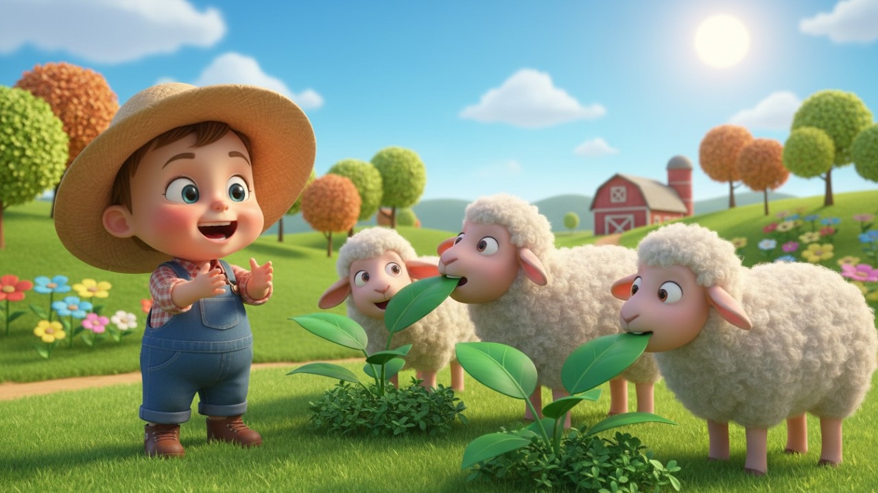 Hungry Farm Animals Song for Kids | Fun Farm Adventure, Nursery Rhymes & Baby Songs 🌾🐄🐖🐓🎶