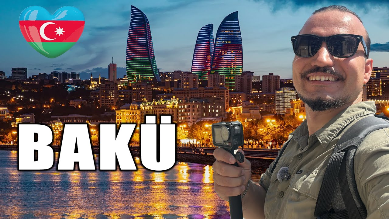 Я ПРИЕХАЛ В АЗЕРБАЙДЖАН! УДИВИТЕЛЬНЫЙ день на улицах Баку! ~168🇦🇿