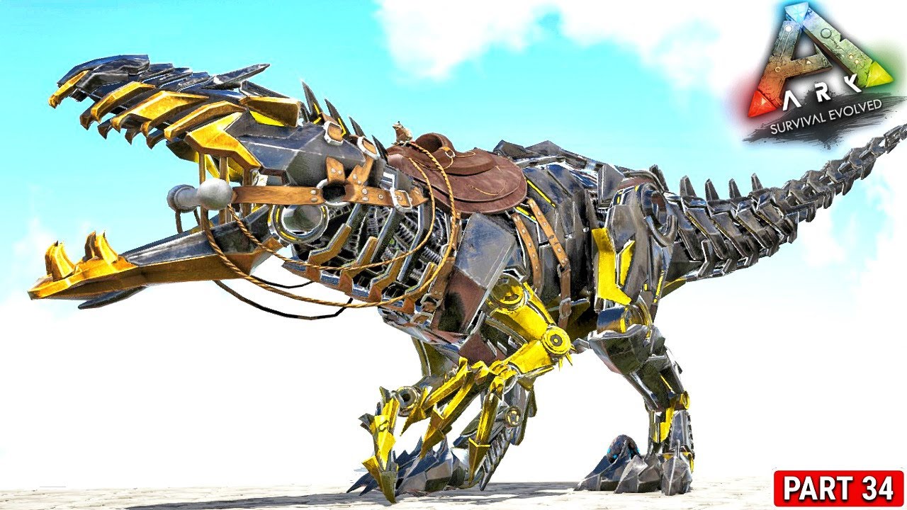Primal Tek Giganotosaurus Boss Taming 🔥🔥 : ARK New Mega Modded : ARK Survival Evolved : Part 34
