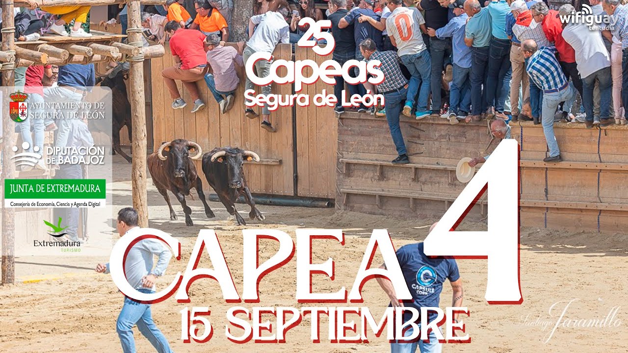 Capea 4 LUNES 15 de Septiembre - CAPEAS Segura de León 2025