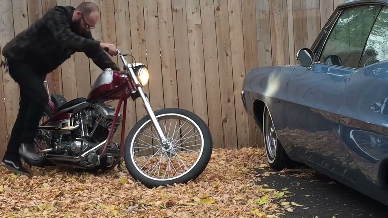 Long Low Pangea Shovelhead Chopper