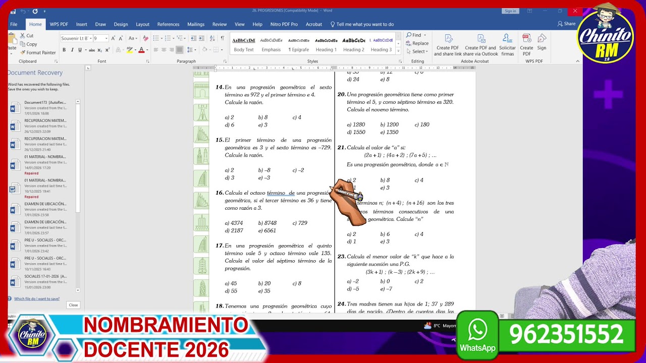 NOMBRAMIENTO DOCENTE 2025