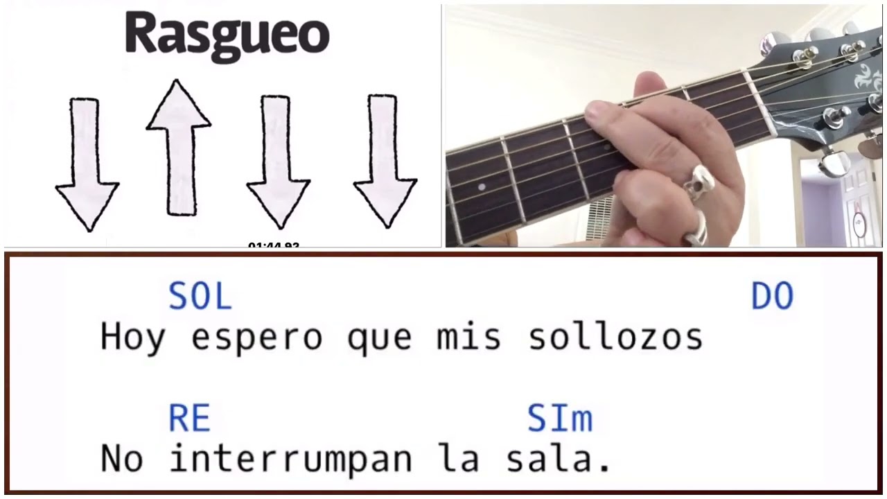 Déjenme Llorar un rato letra y Acordes (Jorge Morel) yo que pensé que nadie me amaba