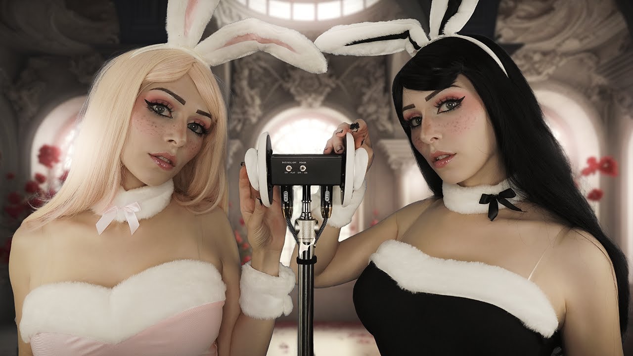 Девочки ASMR Twin BUNNY помогут вам расслабиться!