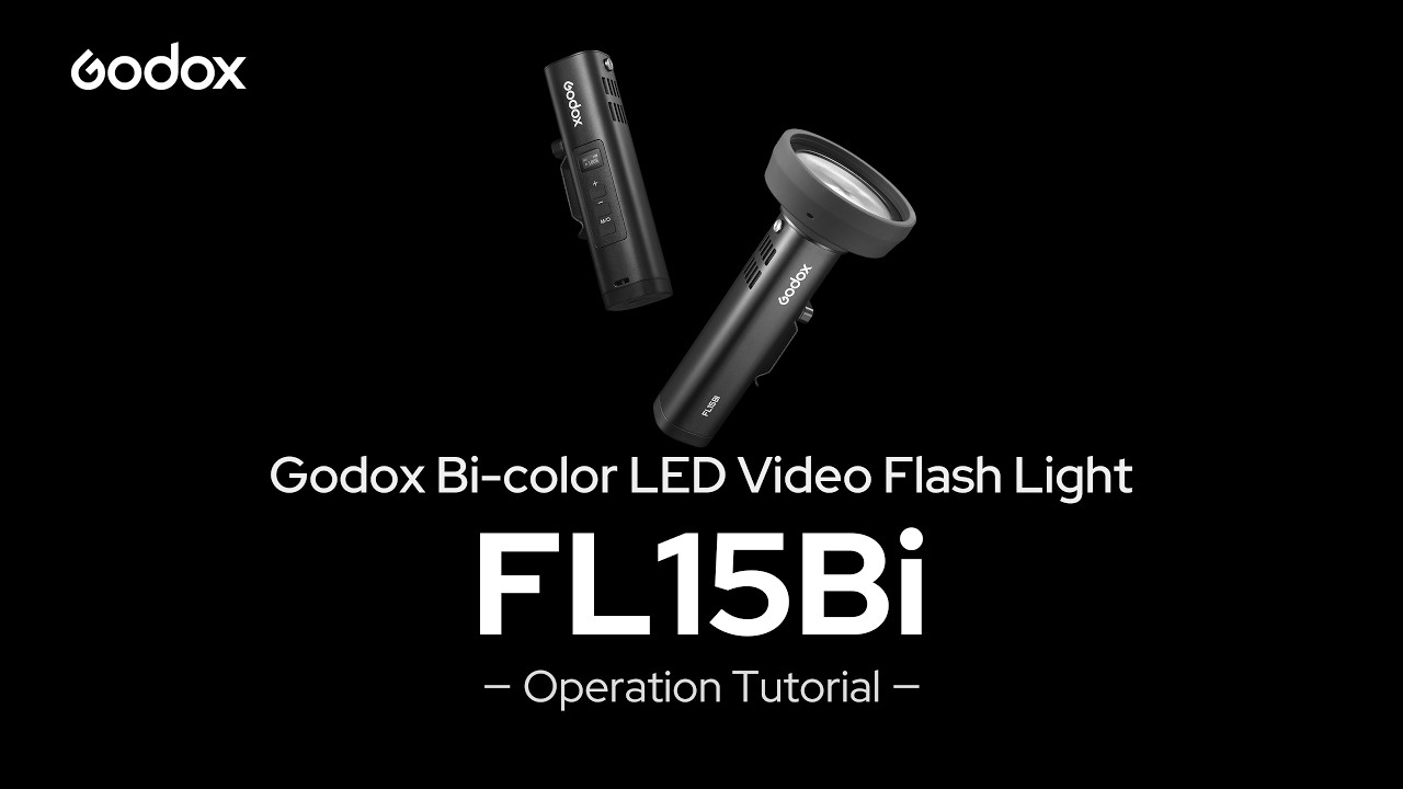 Operation Tutorial | Godox FL15Bi Bi-color LED Video Flash Light