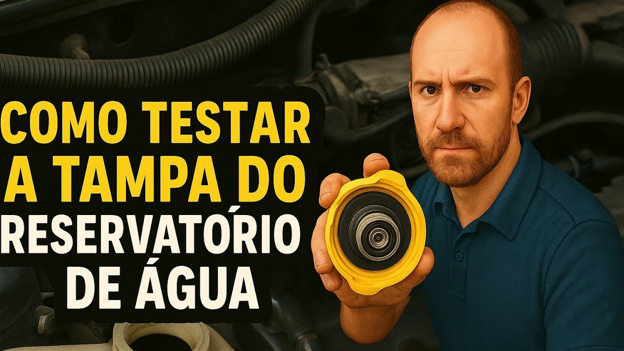 Como testar a tampa do reservatório de água