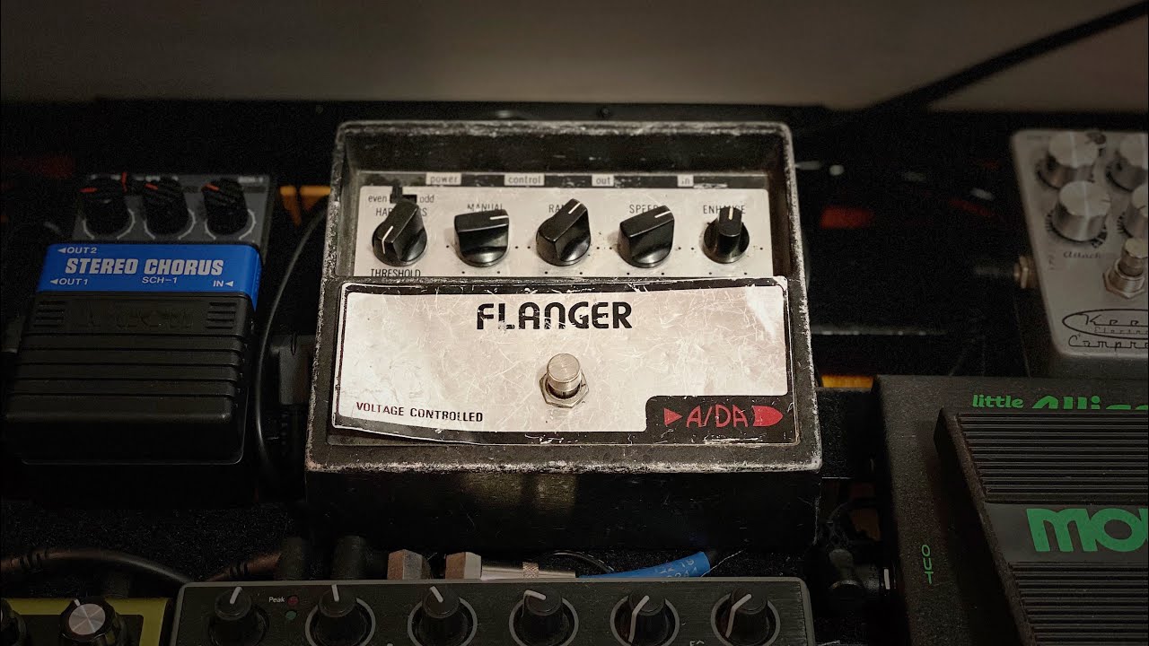 Rare Vintage A/DA Flanger from 1970s - Vintage Roland JC-120 - No Talking
