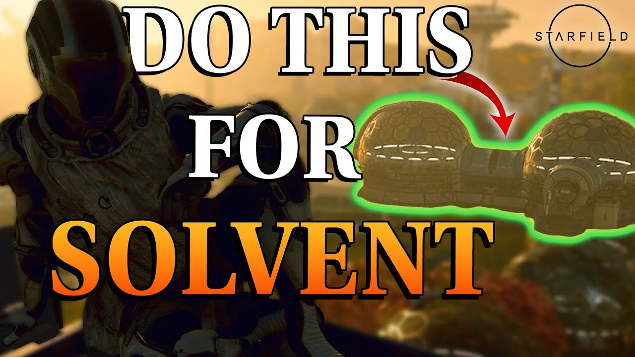 Get UNLIMITED Solvent - No More Vendor Dependency - Starfield