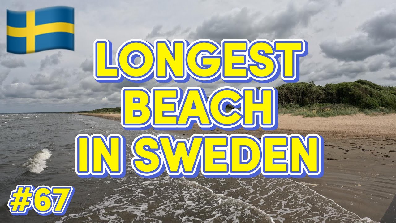 THE LONGEST BEACH BAY in SWEDEN - Laholm Bay * Hemmeslövsstrand #067