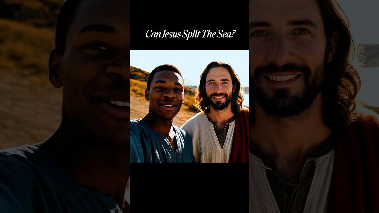 Can Jesus Split the Sea? | influencer Interview Style #jesuschrist #seaart #seaartai #bible