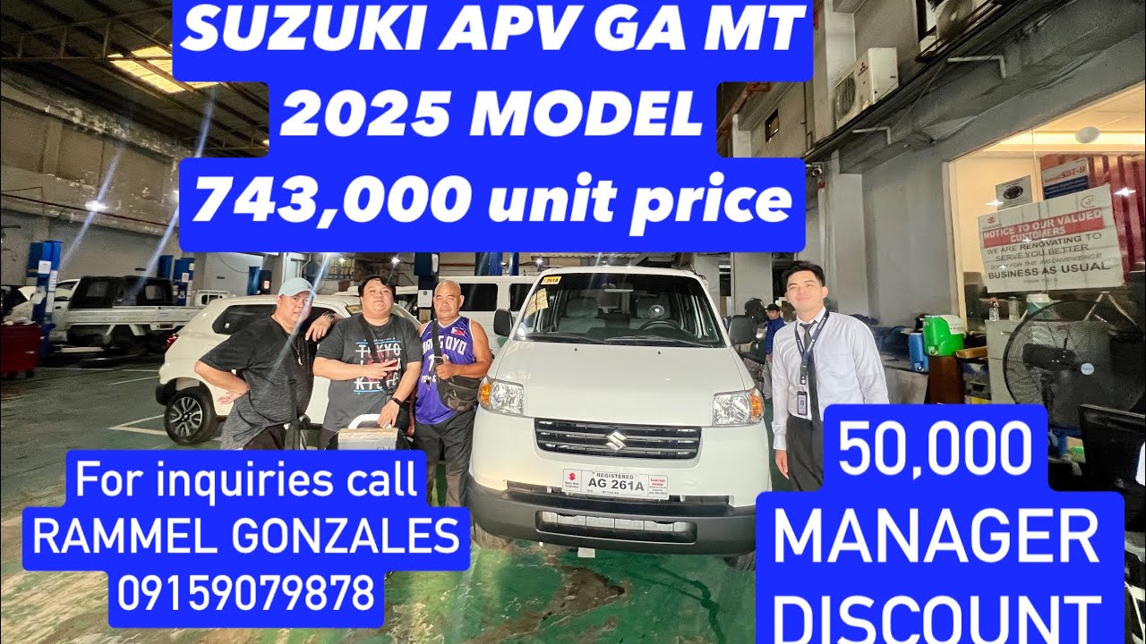 The best demonstration and latest upload for all new Suzuki apv ga with single aircon 2024 model.