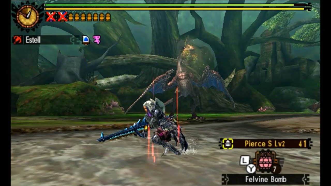 MH4U MH4G - Lv140 Yian Kut-Ku / LBG / 6'19