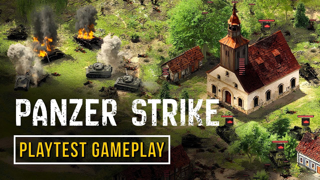 Panzer Strike Playtest (Full Mission Gameplay) &ndash; WWII Strategy RTS