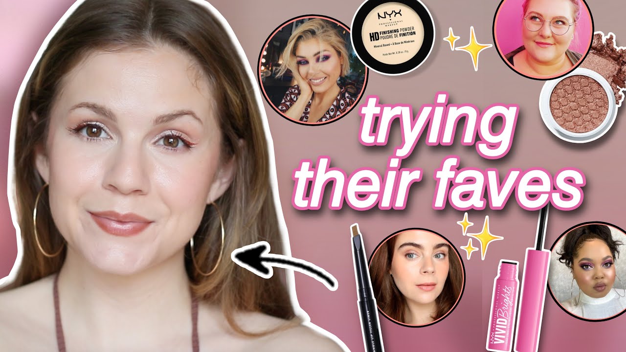 I tried a full face of beauty guru drugstore favorites…