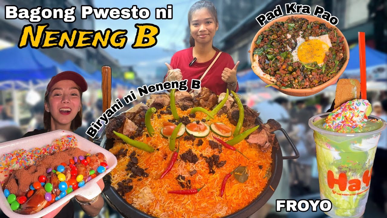 Biryani ni NENENG B sa Fusion Alley | NEW Street Food Night Market in Sampaloc Manila, 5 MUST TRY!