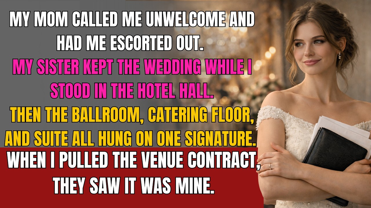 Mom Kicked Me Out Of My Sisters Wedding So I Canceled Their Venue