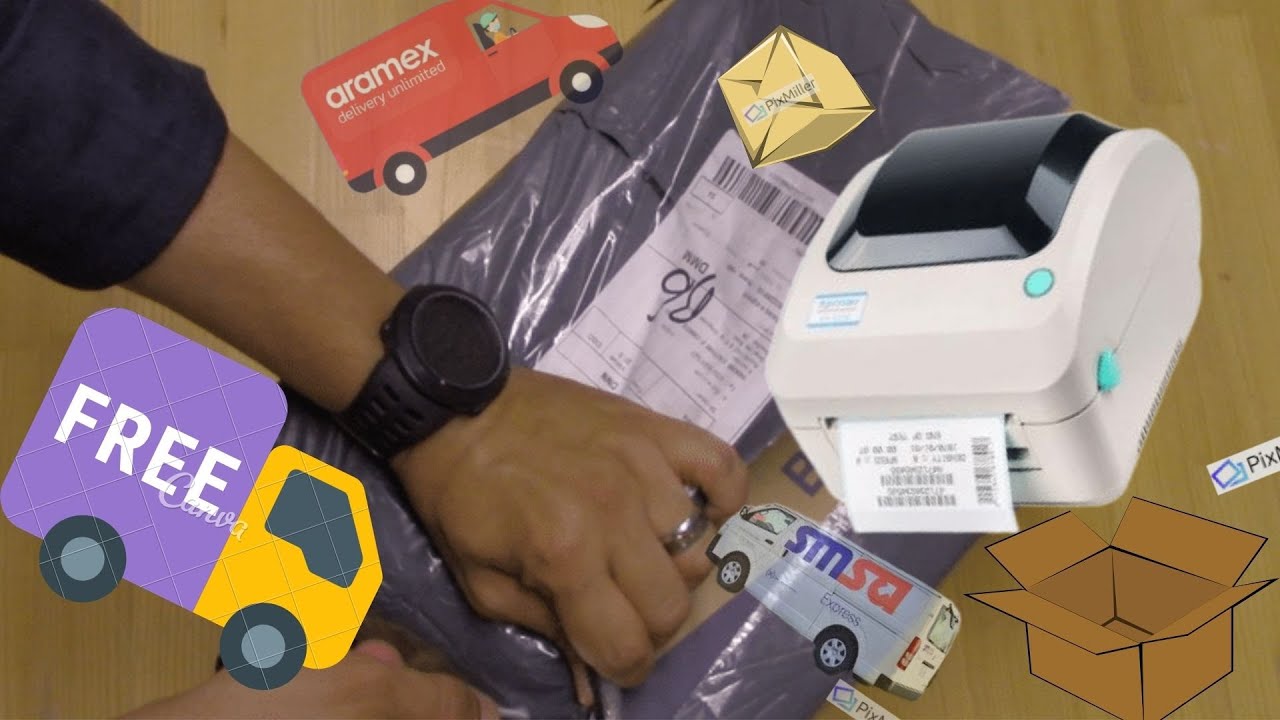 Xprinter Xp-470B - طابعة بوليصات الشحن والباركود .... للمتاجر الاكترونية