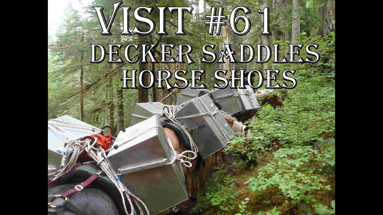 Modifying your Decker pack saddle with horse/mule shoes