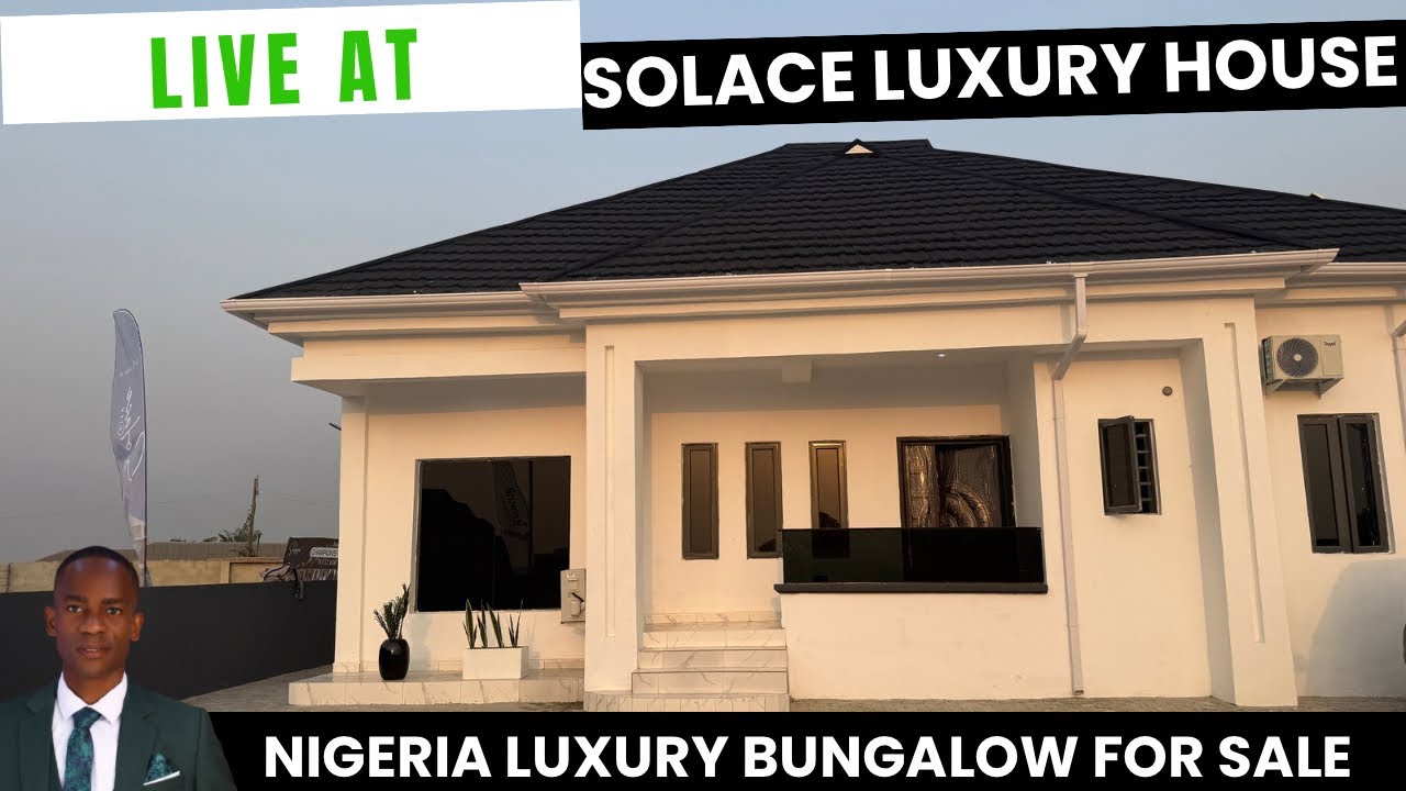 ROAD TOUR TO SOLACE CITY LUXURY BUNGALOW, AFFORDABLE BUNGALOWS & HOUSE FOR SALE IN LAGOS NIGERIA 