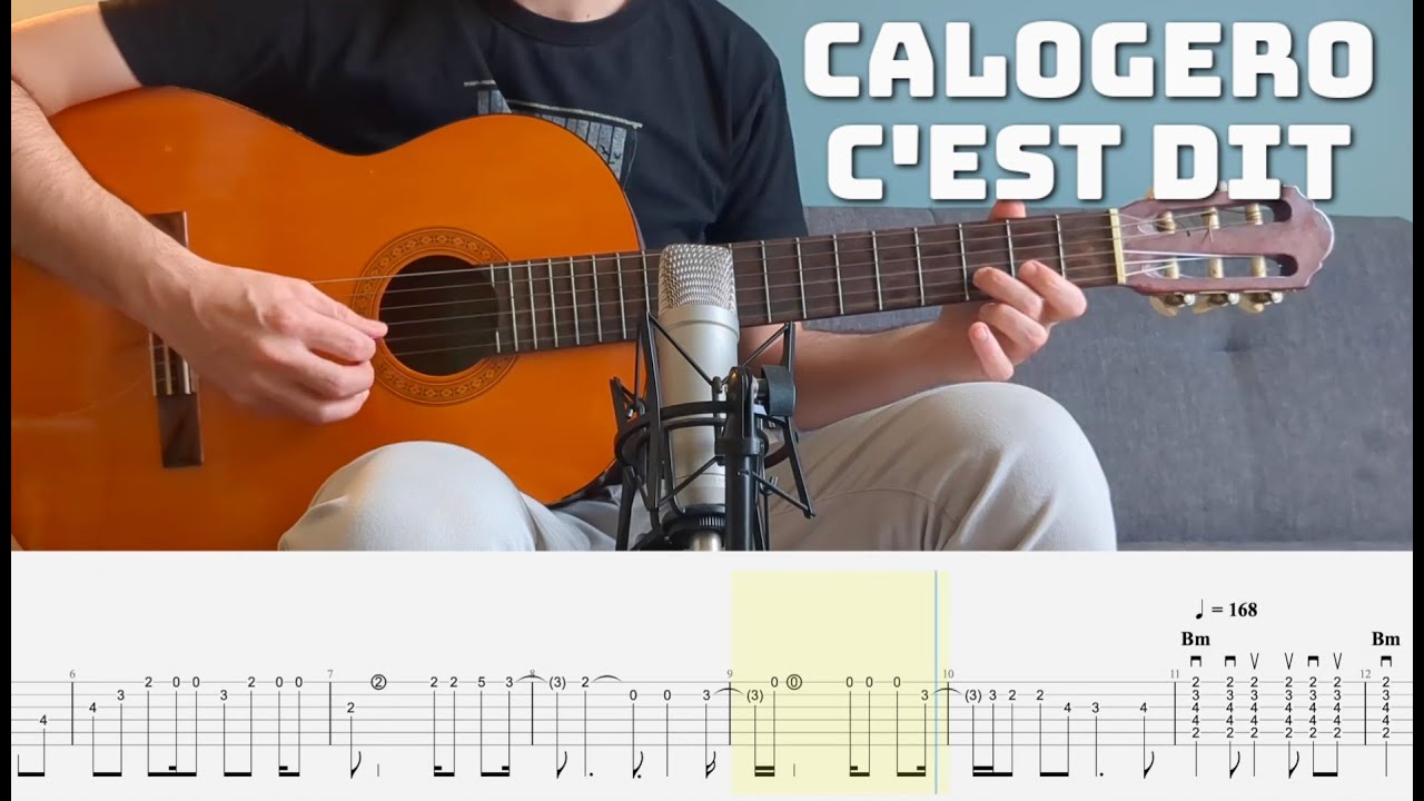 Calogero - C'est Dit #leçonguitare / #cover (la plus fidèle à l'originale) 🇫🇷