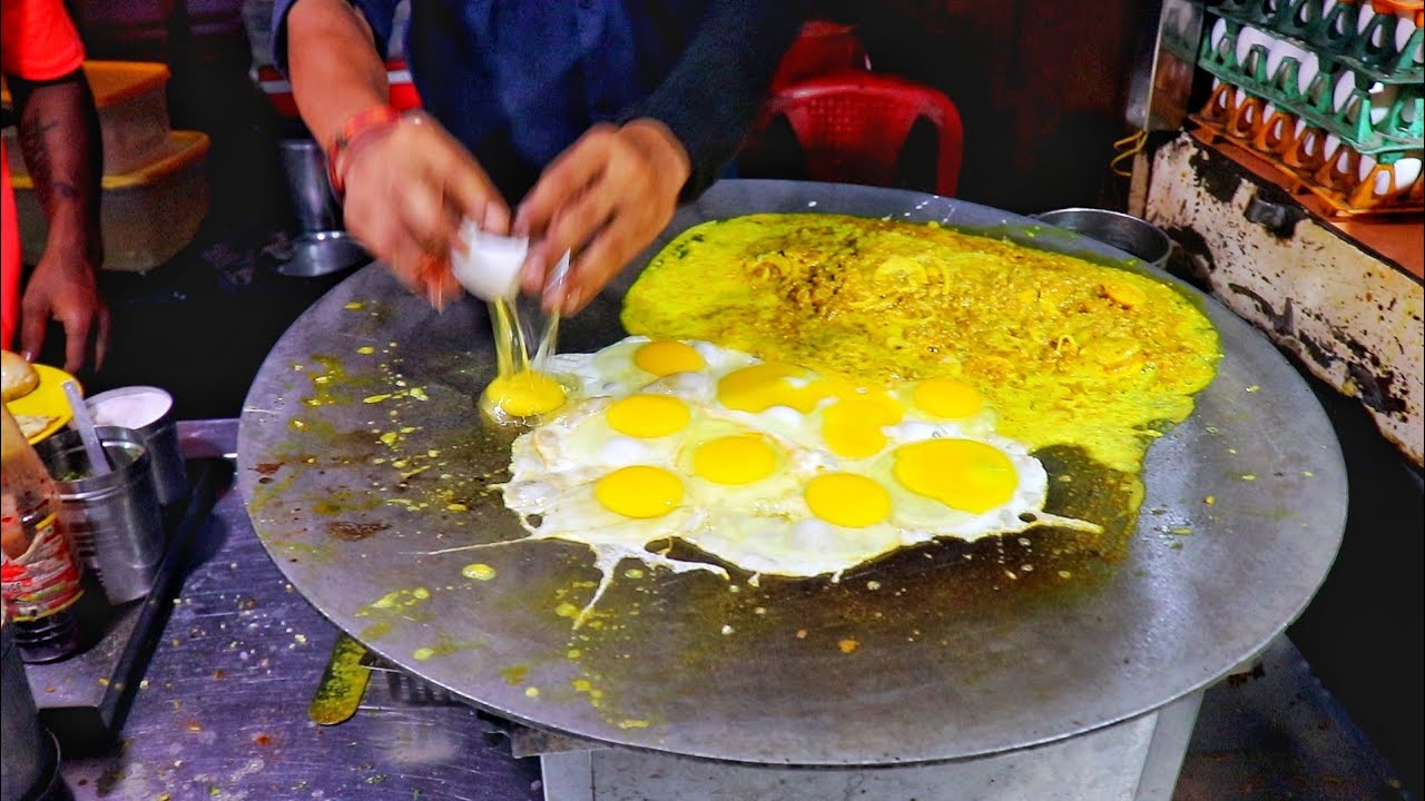 World's Biggest Scrambled Egg Pulao | Huge Selling Of Egg Pulao | Fried Rice | Indian Street Food