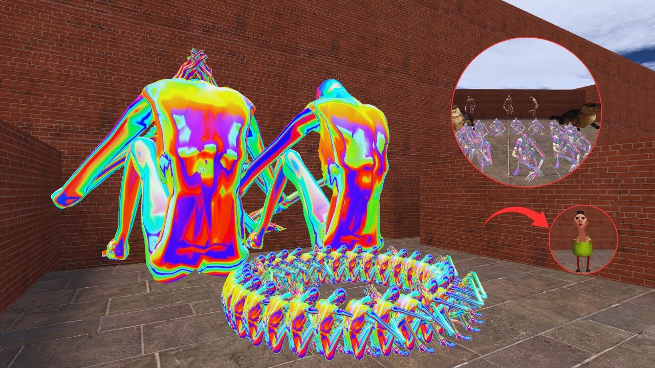 What Happens If You Spawn 200 SCP-096s in GMod? #MODZO.EXE