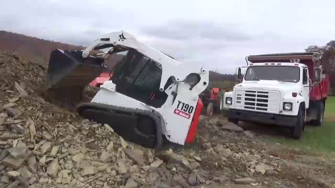 2007 Bobcat T190 K Series Rubber Track Skid Steer Loader Cab Heat Air Nice For Sale