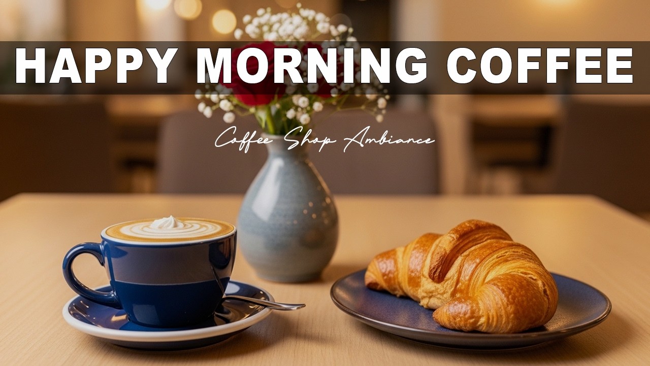 Happy Morning Coffee 🎶 Relax Bossa Nova Instrumental and Relaxing Jazz Cafe Music for Studying.