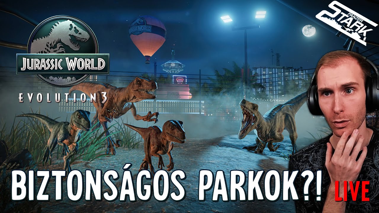 Jurassic World Evolution 3 - 2.Rész (TÖBB DÍNÓT! Fejlesztjük a Parkokat) - Stark LIVE