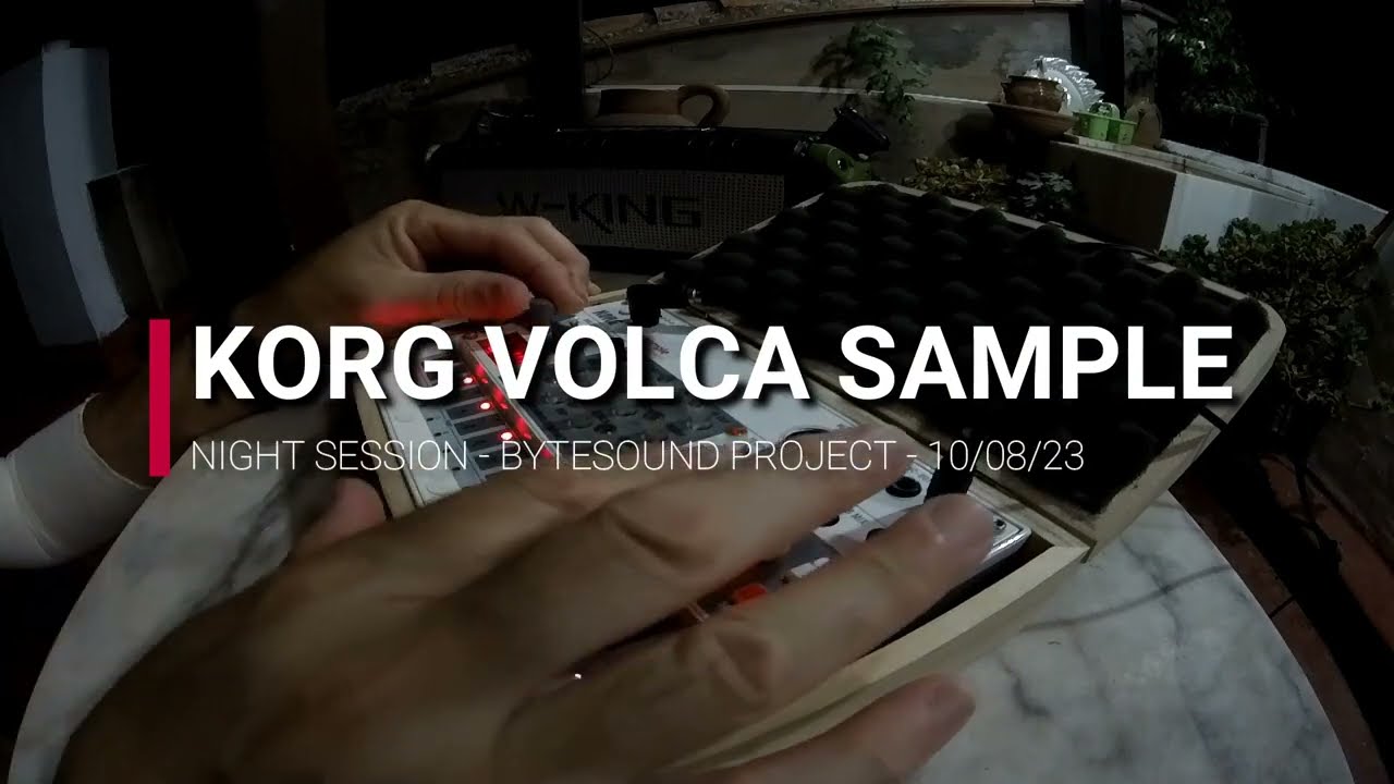 Korg Volca Sampler terraza