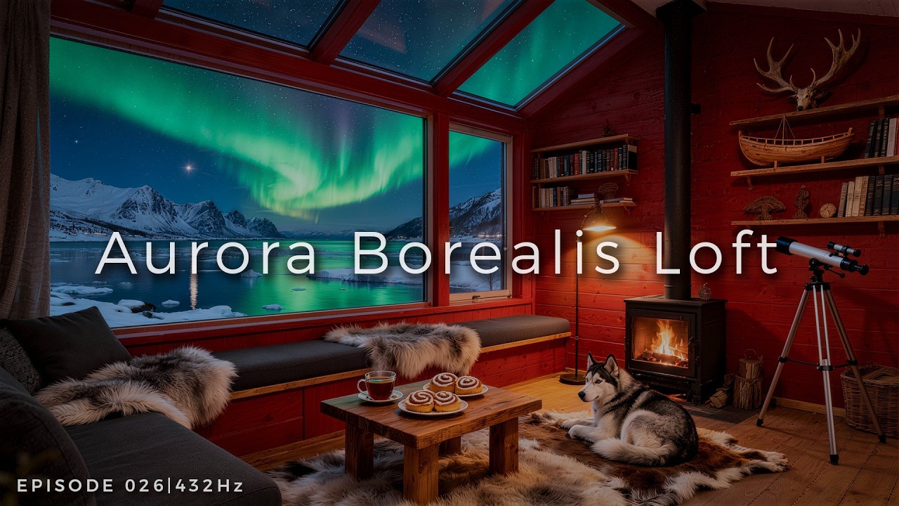 RETREAT 026 : Задания  & Логика  | 432Hz & Aurora Borealis Loft [4K UHD]