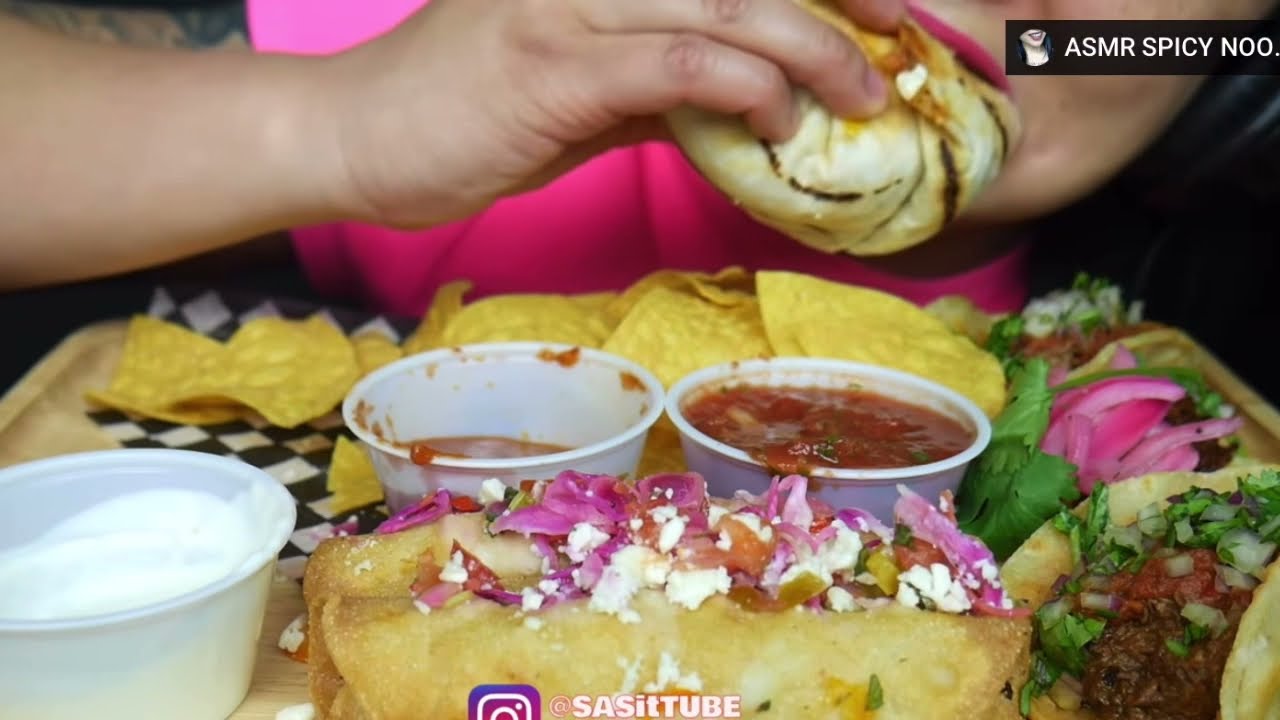 SAS ASMR *BITES ONLY*’MEXICAN FOOD FEAST ASMR