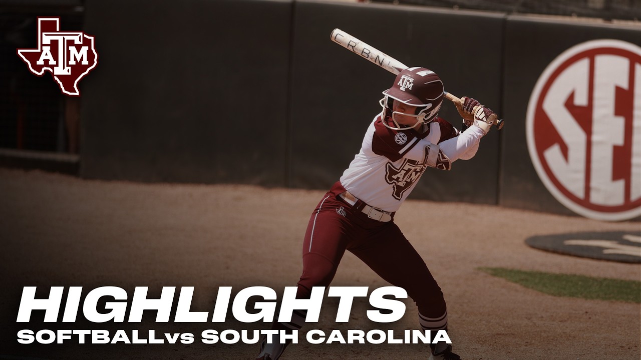 Softball Highlights: A&M 2, South Carolina 1